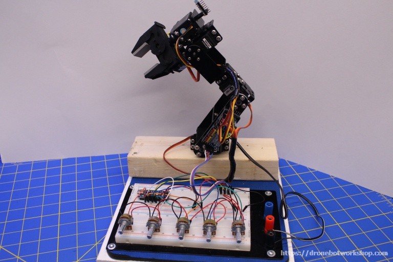 DIY 6-DOF Robot Mechanical Arm Kits for Learning Robotics Assembly Kits 